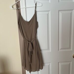 Tan Sleeveless Dress